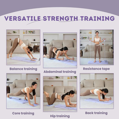 Foldable Pilates Board for Home Workouts