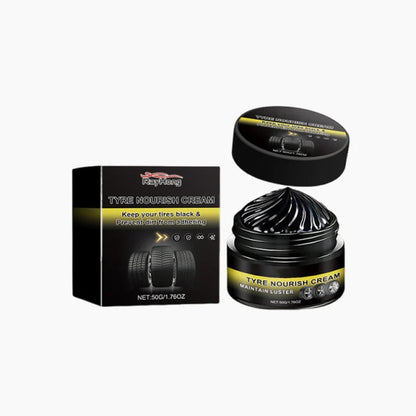 ✨ Tire wax – restores black gloss, blocks UV, repels dirt. Easy & quick! 🚗