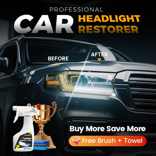 180ml Professional Car Headlight Restorer with Sponge🧽🚗