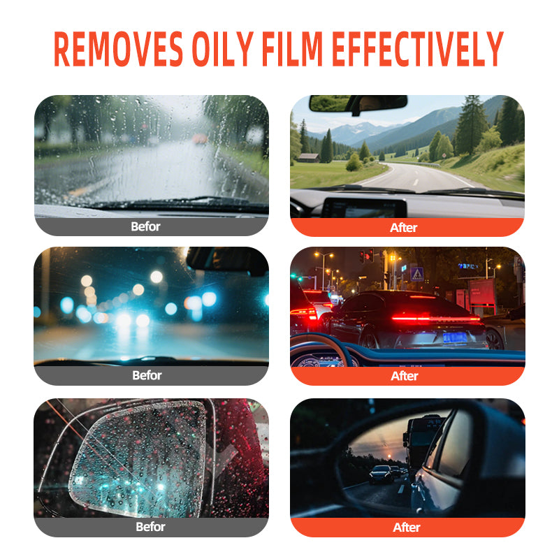 🚗Automotive Handheld Oil Flmr Cream,Glass Decontamination Without Traces,Window Oil Film Cleaning,FastCleaning