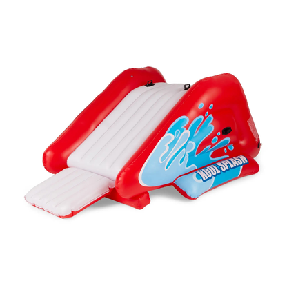 Inflatable Play Center Swimming Pool Water Slide, (Blue | Red Color Options)