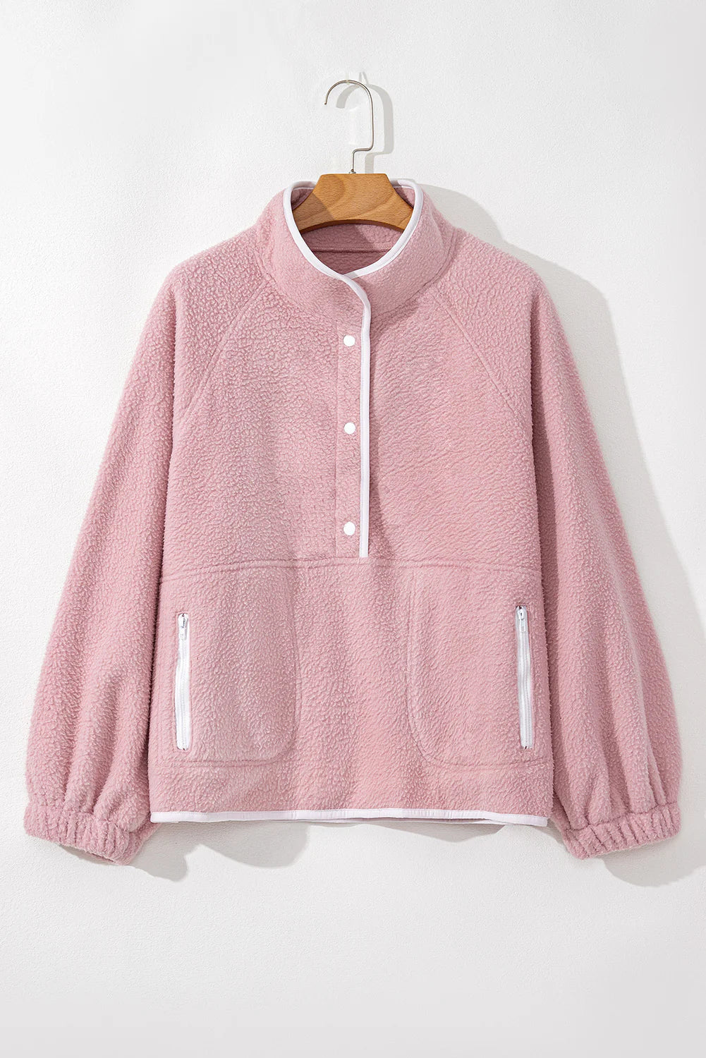 Women’s Half Snap Long Sleeve Sweatshirt