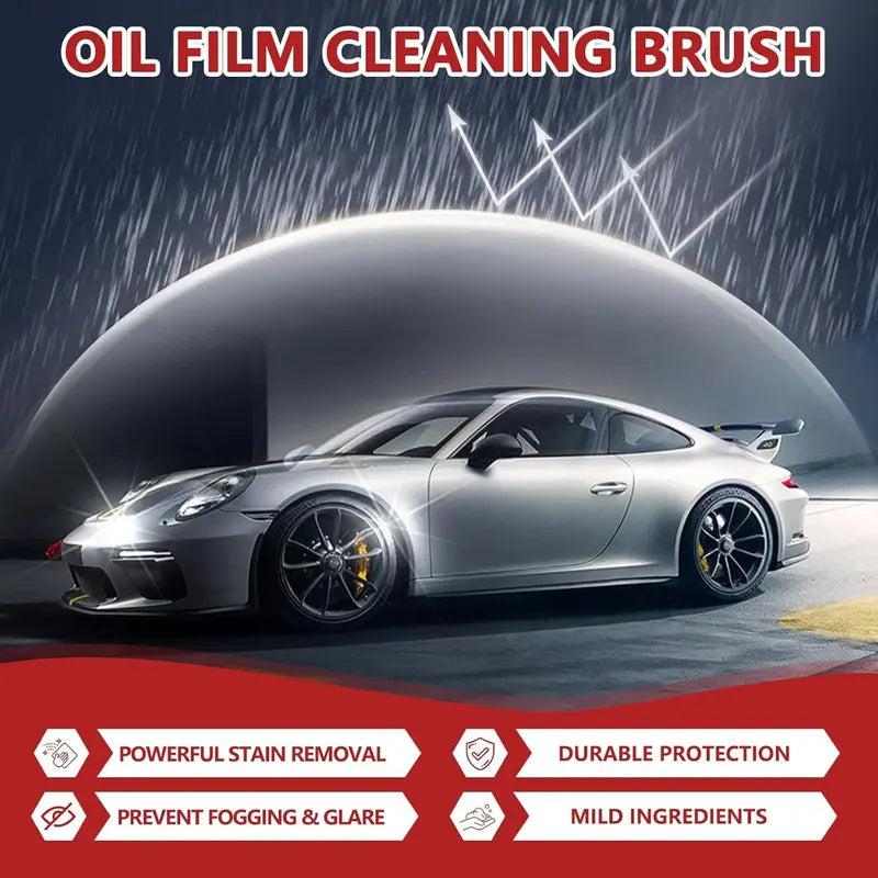 🚗Automotive Handheld Oil Flmr Cream,Glass Decontamination Without Traces,Window Oil Film Cleaning,FastCleaning